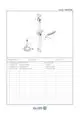 Kludi Brause-Set, bestehend aus Wandhalter, Gleitschieber, Handbrause und Brauseschlauch, dargestellt in einer technischen Zeichnung mit nummerierten Komponenten.